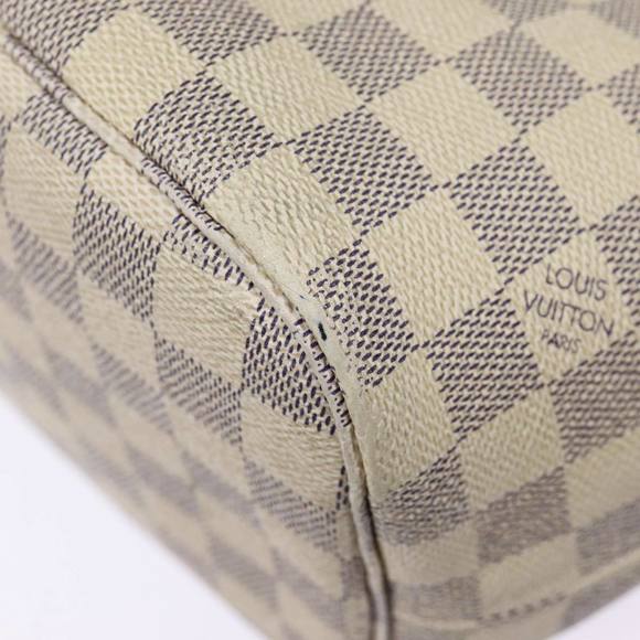 LOUIS VUITTON Damier Azur Neverfull MM Tote Bag N41605 LV Auth 87566 - Picture 16 of 16